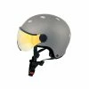 Diezz Casque City Color Visière Titanium -magasin de vélo 2562 diezz casque city color visiere titanium 2x