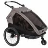 XLC Remorque Enfant Duo S 20" Anthracite Beige -magasin de vélo 3092000705 xlc remorque enfant duo s 20 gris beige anthracite 2x
