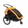 XLC Remorque Enfant Mono S 20" Gris/orange 2 XLC Remorque Enfant Mono S 20" Gris/orange -magasin de vélo 3092000705 xlc remorque enfant duo s 20 gris orange 2 2x