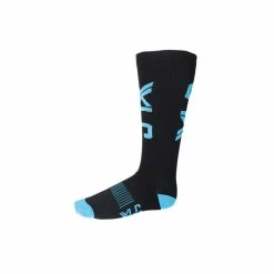 XLC Chaussettes Hautes De Compression CS-S03 Noir Bleu -magasin de vélo 7211 xlc chaussettes hautes de compression cs s03 noir bleu 2 2x